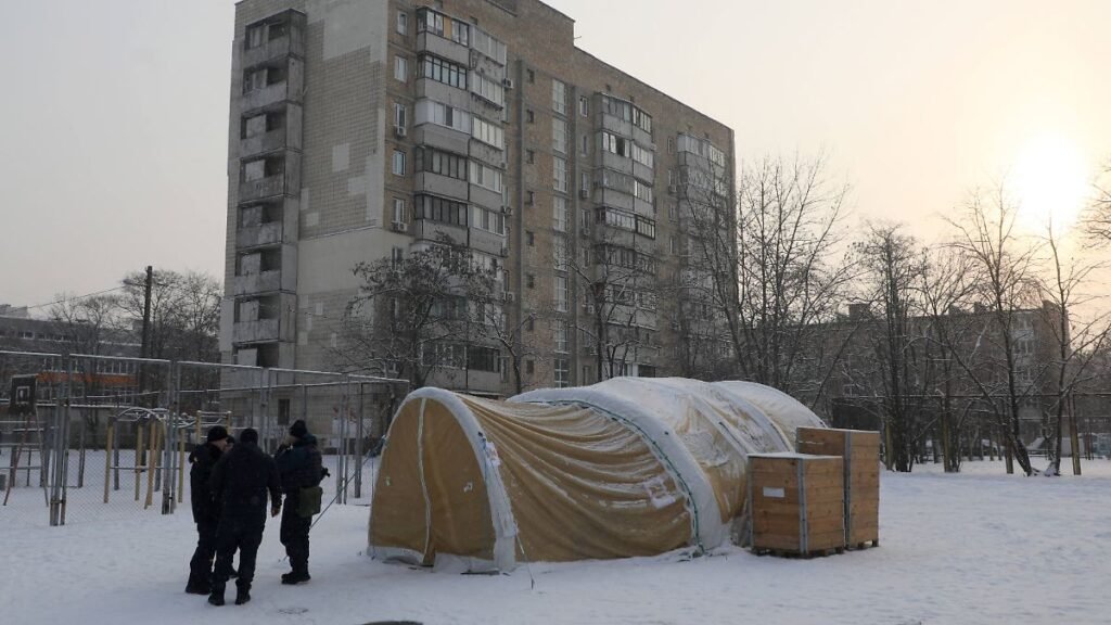 RECORD-DATE-NOT-STATED-Heating-Tent-Set-up-In-Lisovyi-Residential-Area-Kyiv-Rescuers-stand-on-duty-o.jpeg