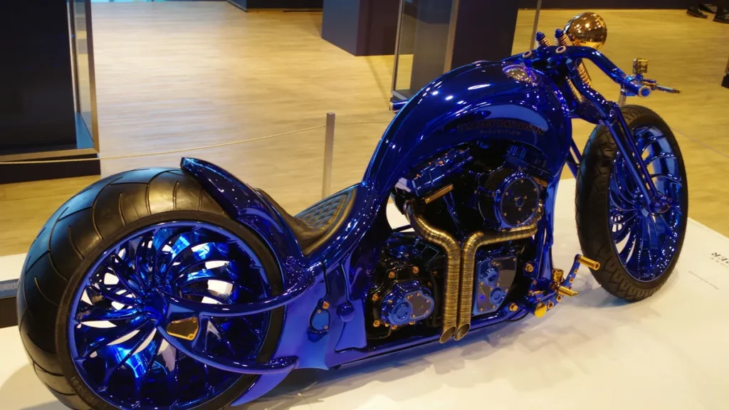 bright-blue-motorcycle-from-harley-davidson-adorned-with-diamonds-gold-and-a-one-of-a-kind-watch-the.webp
