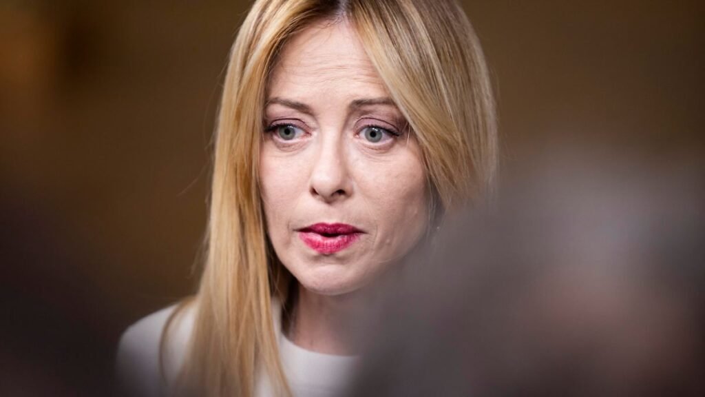 Prime-Minister-of-Italy-Giorgia-Meloni-holds-a-doorstep-media-briefing-press-conference-after-the-en.jpeg