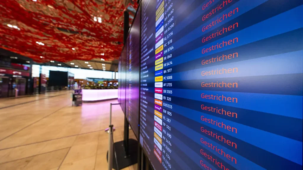 stornierte-bzw-annulierte-fluege-auf-einem-display-im-terminal-waehrend-eines-warnstreik-am-flughafe.webp