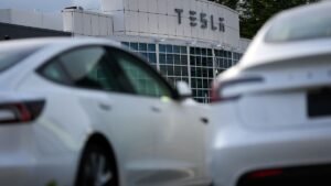 Tesla-vehicles-are-seen-at-a-Tesla-facility-Wednesday-April-15-2026-in-Portland-Ore.jpg