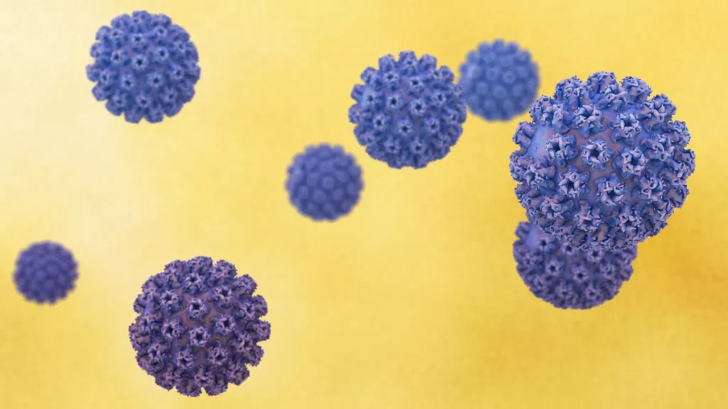 vereinfachte-darstellung-von-hp-viren-symbolbild-hpv-sind-viren-die-ausschliesslich-die-haut-oder-sc.webp