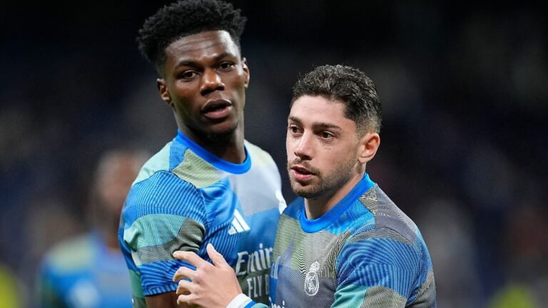 Aurelien-Tchouameni-Real-Madrid-CF-and-Federico-Valverde-Real-Madrid-CF-looks-on-during-the-LaLiga-E.jpeg