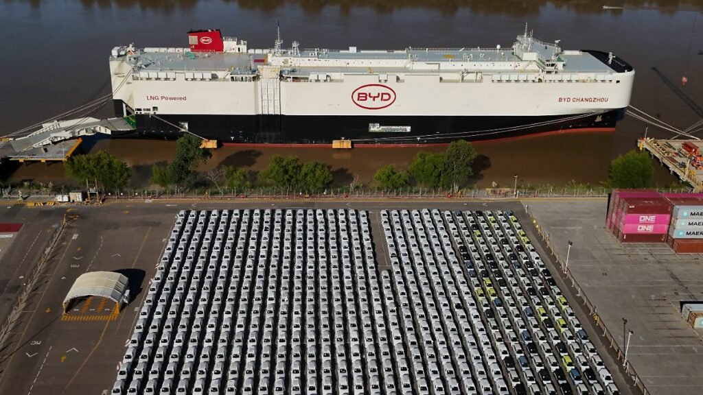 BYD-Electric-And-Hybrid-Vehicles-Arrive-At-Argentina-s-Port-Of-Zarate-A-drone-view-shows-a-ship-and.jpeg